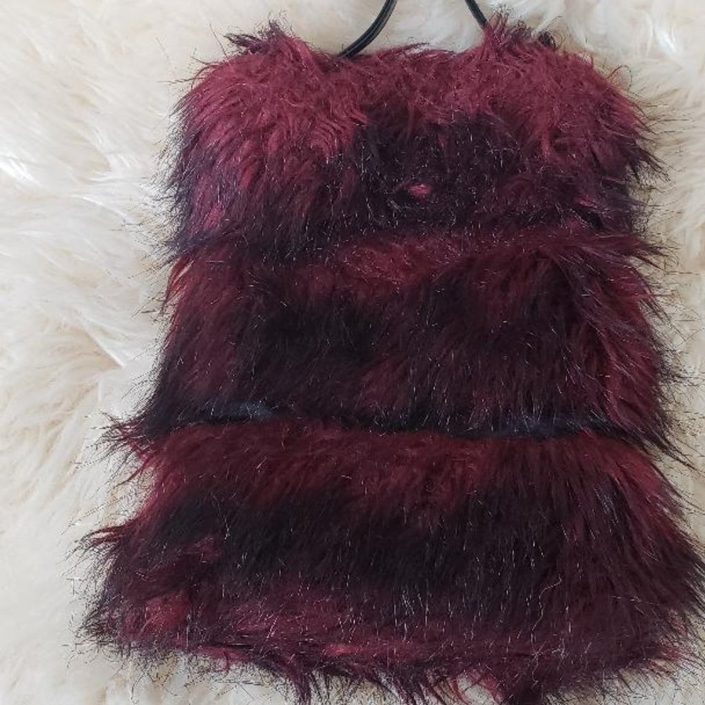 Fur bag Japanese Korean style
